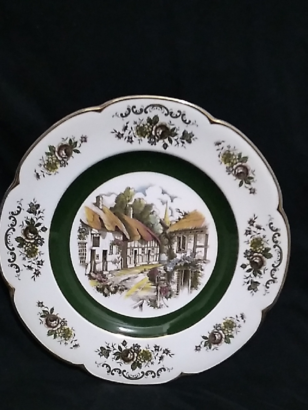Vintage Ascot Ironstone Service Plate By Wood & Sons (B7)